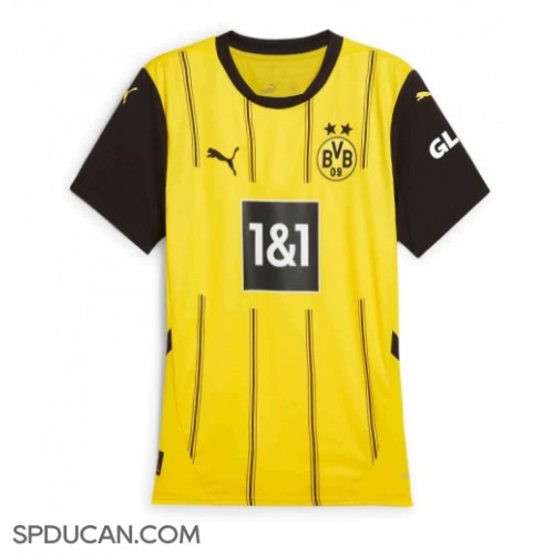 Zenski Nogometni Dres Borussia Dortmund Domaci 2024-25 Kratak Rukav